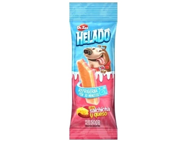Dr.Zoo Ice Cream Hundegodbid Ice Cream Pølse Ost 50g