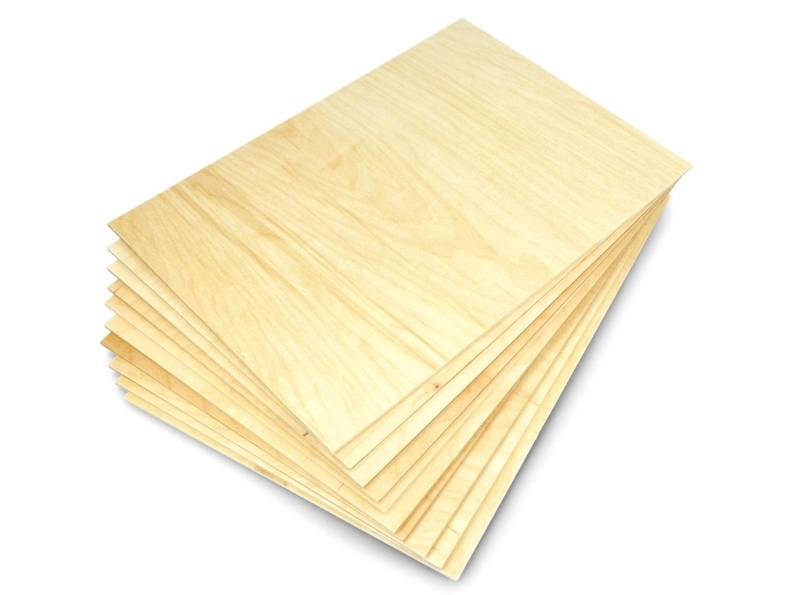 Björkplywood - 3mm - format 297x210mm - 10 st. | Skrivare - Bläck, toner & förbrukningsvaror - 3D-förbrukningsvaror | GameStuff