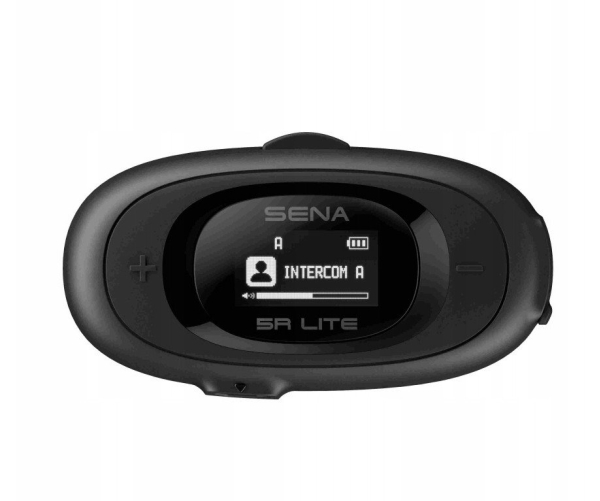 Ausinės Sena 5Rlite-01D Dual Motorcycle Intercom Bluetooth 5.1 700M Juodas