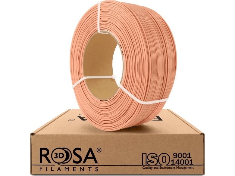 Rosa Plast Rosa3d Refill Pla Starter Siūlas 1.75Mm 1Kg - Rose Rusvai Gelsvas Skin