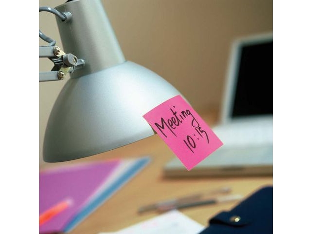 Post-it Block 654-NP24 76 x 76 mm, farve, 24 stk. á 100 ark (3M0761)