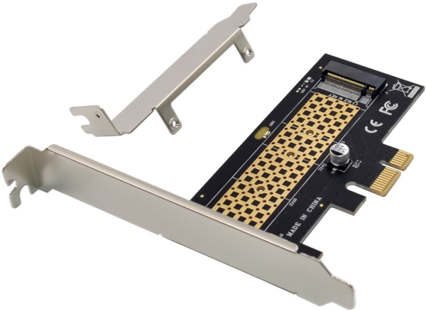 InLine® PCI Express Karte zu 1x intern NVMe M.2 Key M, PCIe x1 | Datortillbehör - Styrenheter - IO-kort | GameStuff
