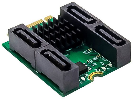 Vantec Inline Controller M.2 Key B+M Schnittstellenkarte Für 4X Sata Raid Hyperduo Anschlüsse
