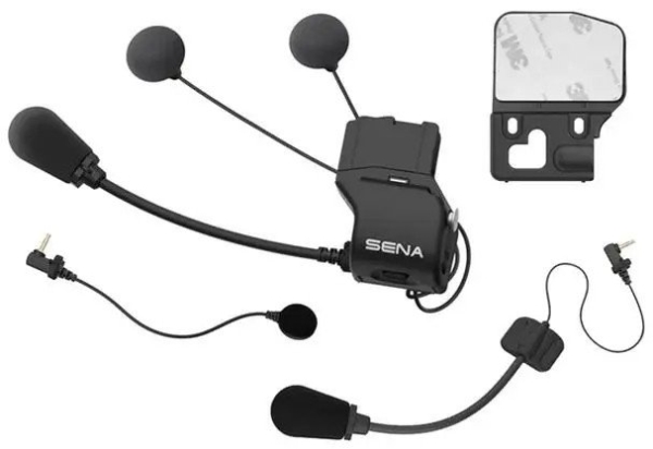 Trådløst headset - SENA universal hjelmklipsæt med højttalere, sort