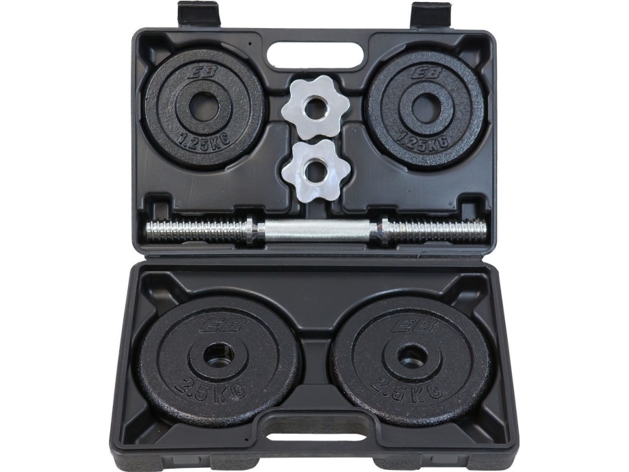 Keičiamo svorios hantelis EB Fit, 10kg