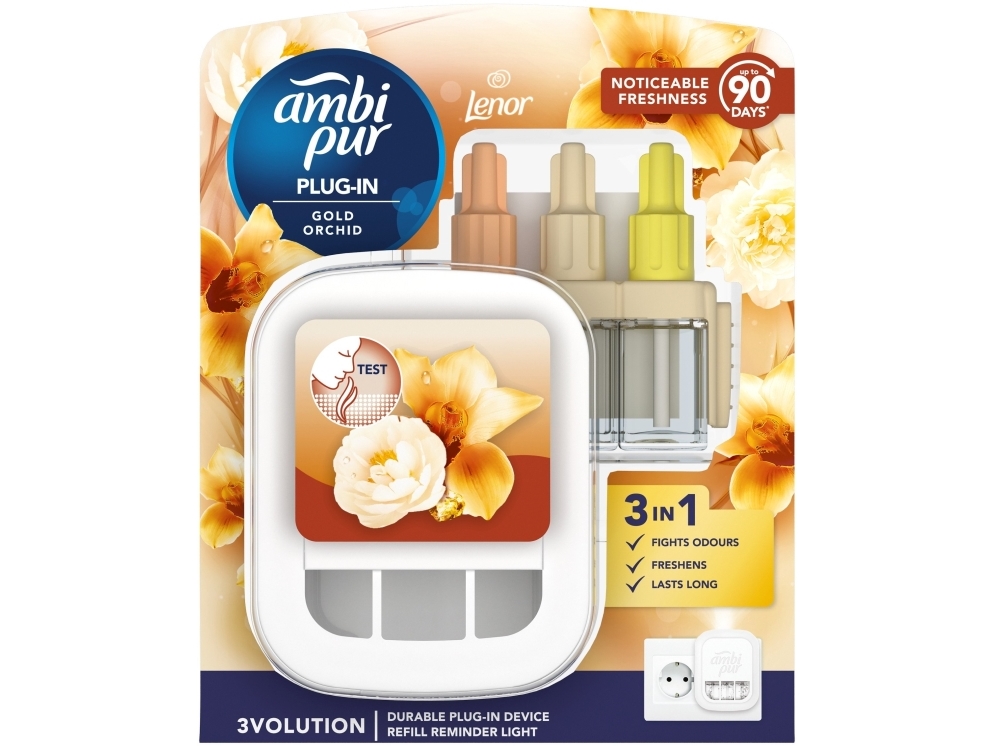 Ambi Pur 3Volution Gold Orchid Elektrinis Oro Gaiviklis, 20 Ml