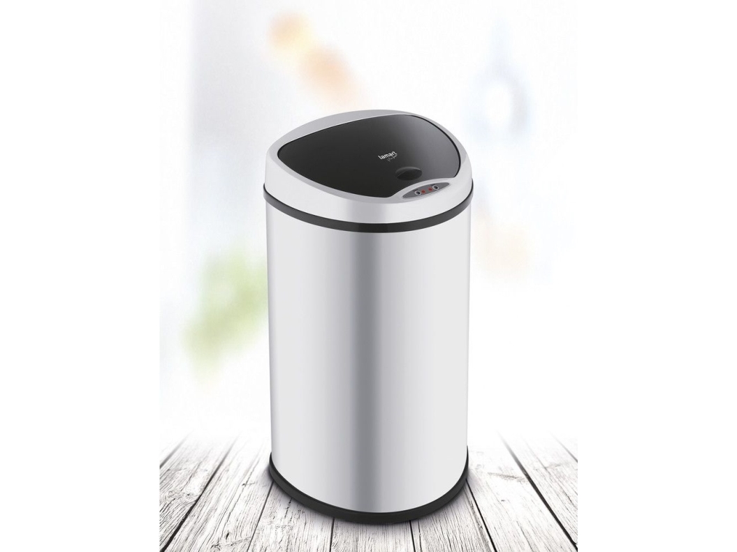 Lamart Sensor touchfri soptunna 58 L rostfritt stål (LT8045) | Köksutrustning - Hushålls tillbehör - Sopsortering | GameStuff