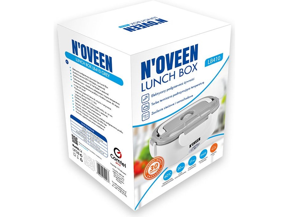 Elektrisk madkasse Noveen LB410 Grå | Köksutrustning - Köksredskap | GameStuff