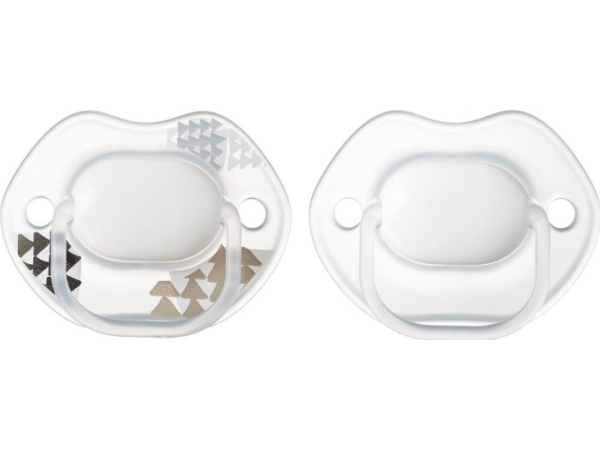 43341860-Pacifier Ctn Urban 2X 0-6M-Cy Un Isex