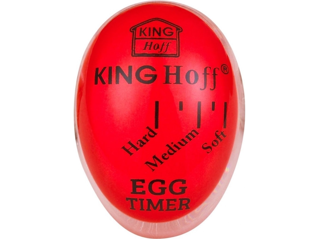 King Hoff mekaniskt ägg, röd (KH-1015) | Köksutrustning - Köksredskap - Vitlökspress | GameStuff