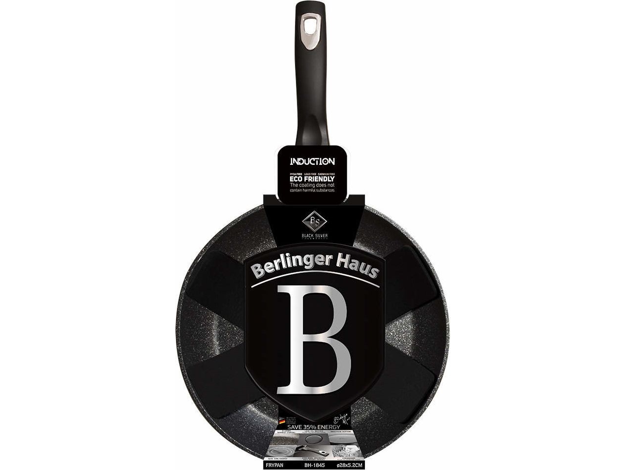 Stegepande Berlinger Haus Black Silver 28 cm