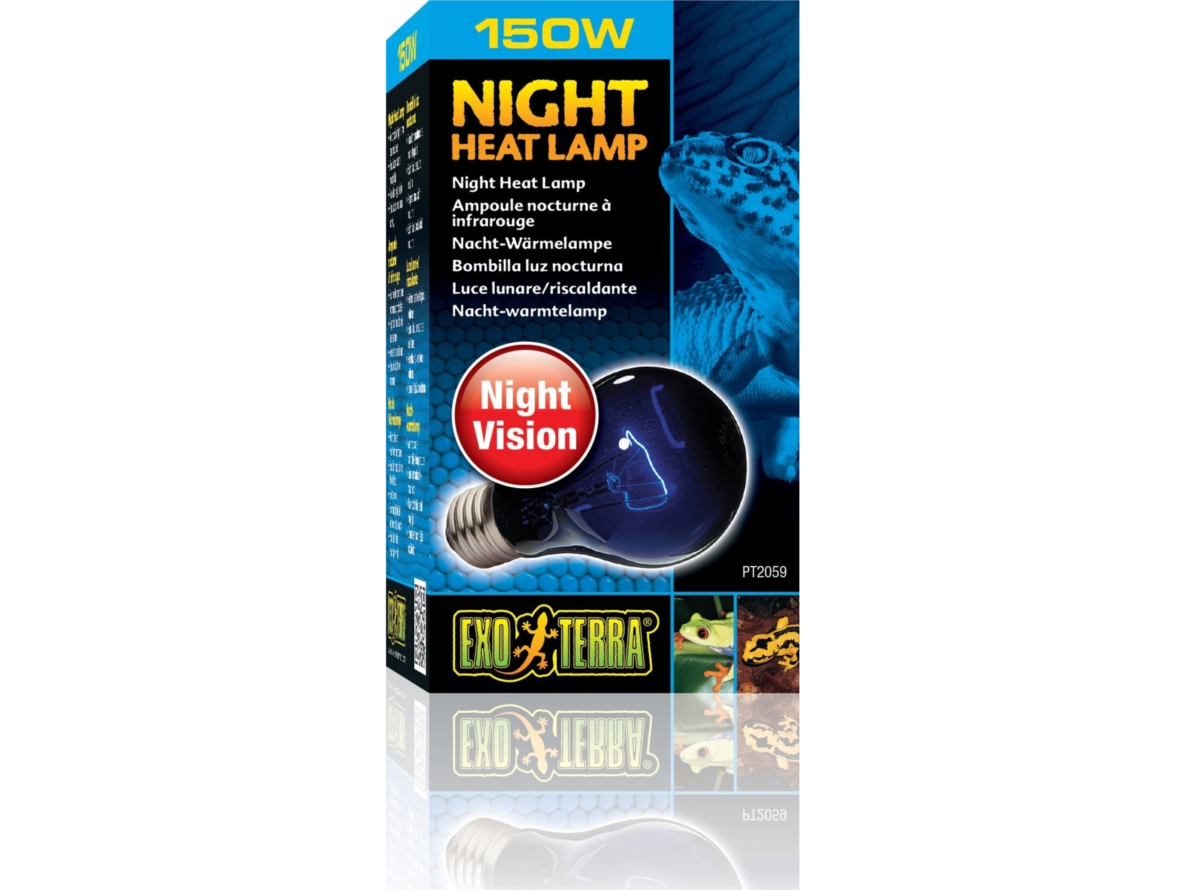Exo Terra Light Bulb Night Heat Lamp, 150W | Sällskapsdjur - Gnagare - Mat | GameStuff