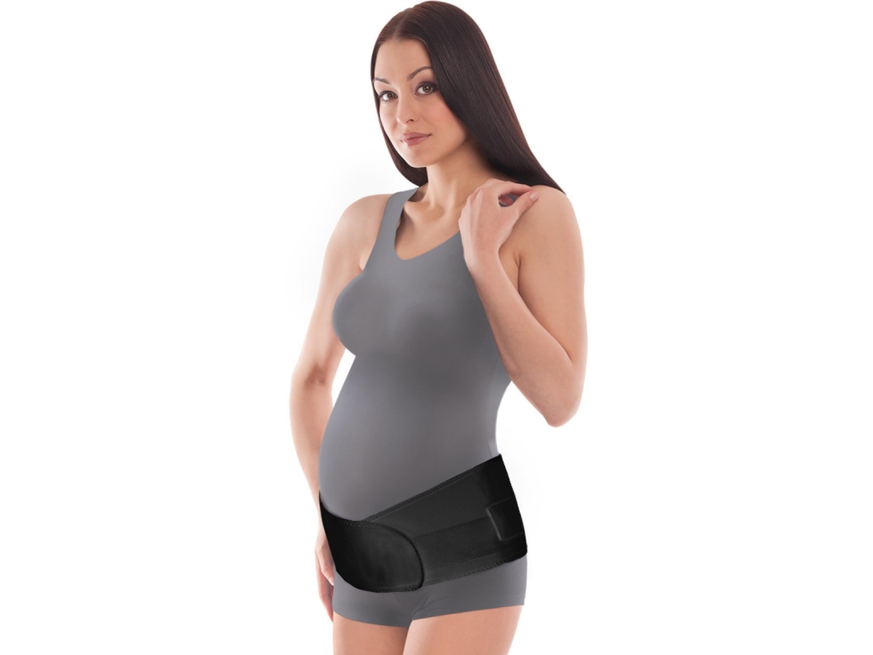 TOROS-GROUP Graviditetsbælte med porøse forstærkninger (sort) str. 3