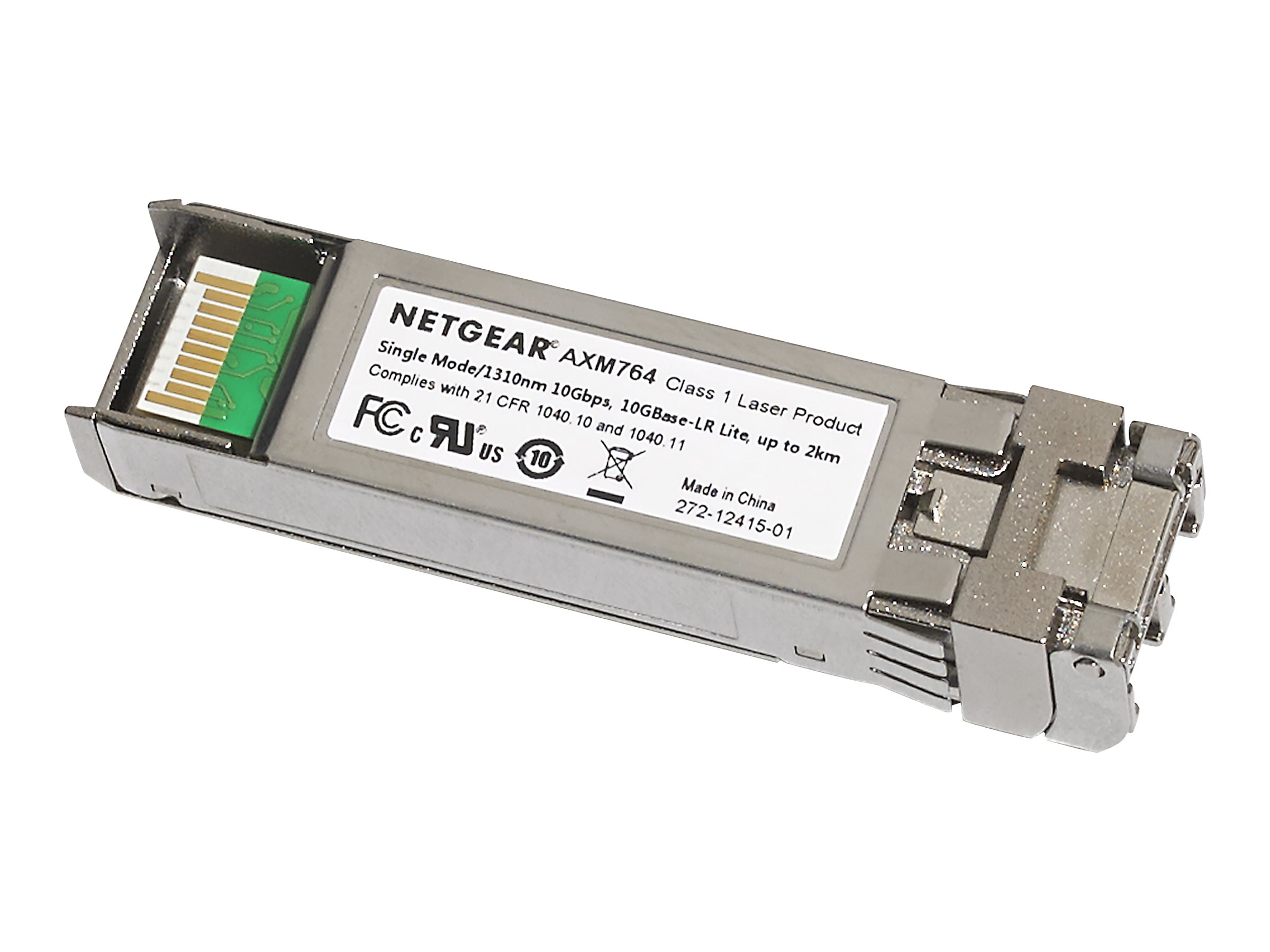 NETGEAR ProSafe AXM764 - SFP+ sändar/mottagarmodul - 10GbE - 10GBase-LRL - LC enkelläge - upp till 2 km - 1310 nm - för NETGEAR M4300-28G-PoE+ | Datortillbehör - Nätverk - Övriga tillbehör | GameStuff