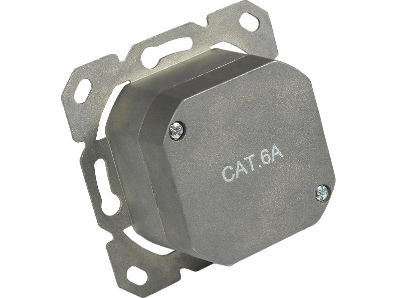 Good Connections Netzwerkdose Cat. 6A, 2Xrj45