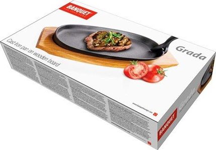 Banketti Valurautainen paistinpannu GRADA tarjottimella paistinpannu