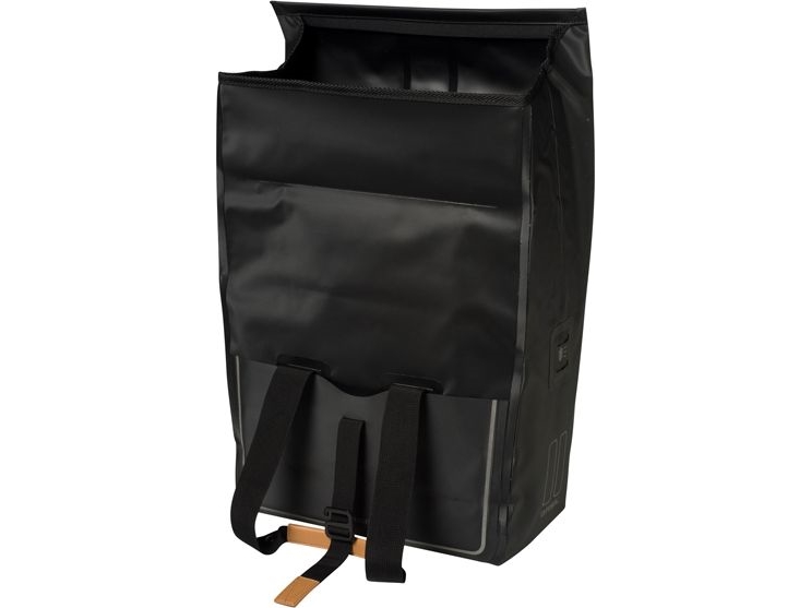 Basil Urban Dry, Bagside, Cykeltaske, Presenning, Sort, 25 L, 5 kg