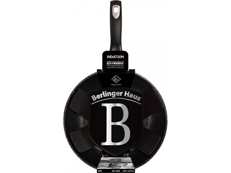 Berlinger Haus wokpande Black Silver 28 cm