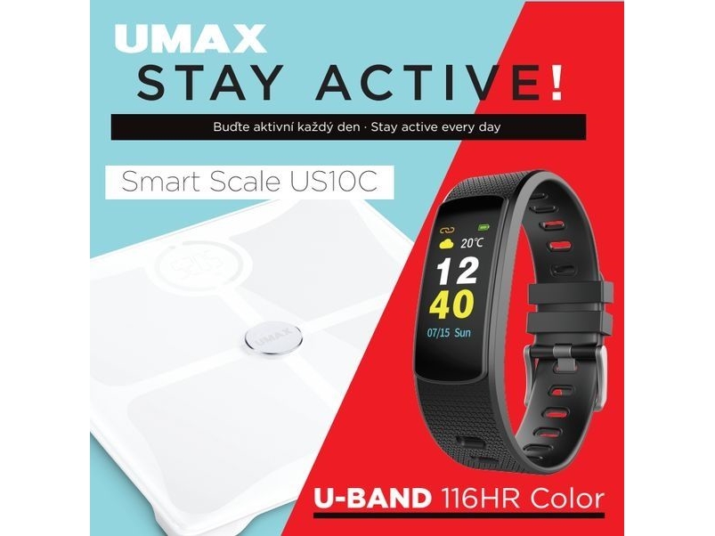 Personal Weighing Scale Umax Stay Active (Ub604)