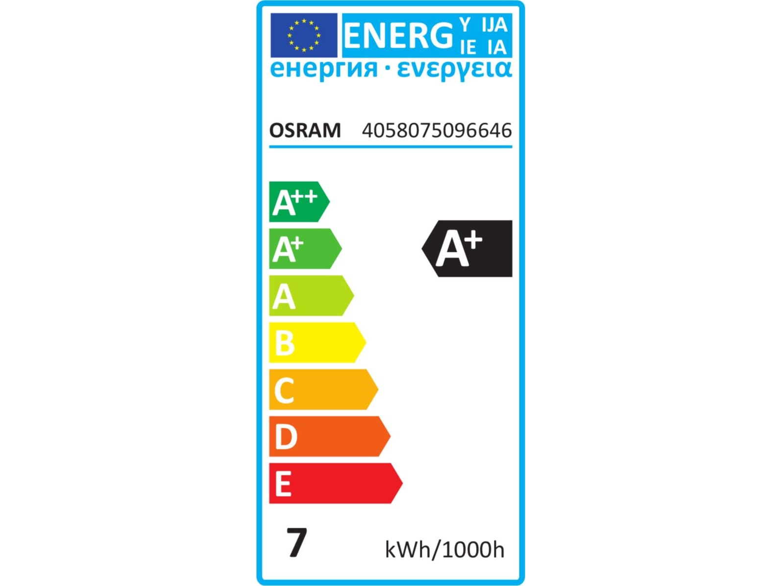 Osram Homelighting 4058075096646 Led (Rgb)-Lamp Eek F (A - G) Gu10 Reflektor 6.9 W = 80 W Varmhvid (Ø X H) 50 Mm X 50 Mm 1 Stk