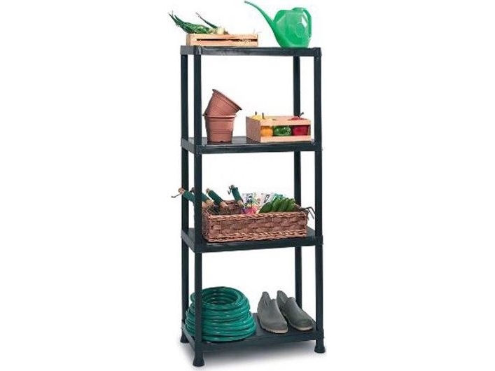 KETER MUOVIPUSSI 4 hyllyä 135x60x30cm