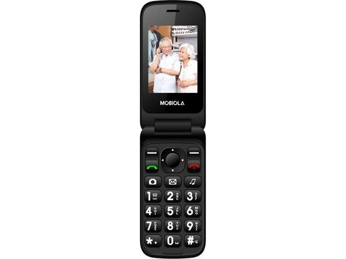 Mobiola MB610 Dual SIM Mobiltelefon Svart
