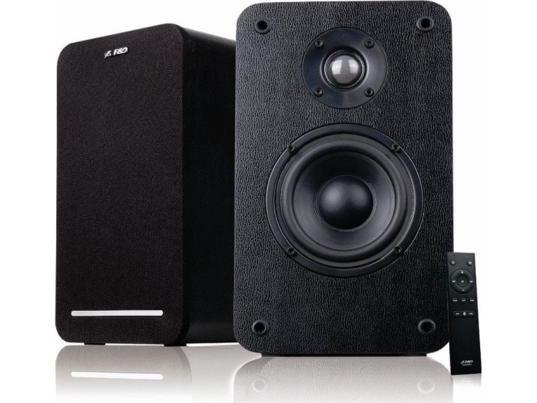 Kompiuterio Koloneles Fenda Multimedia - Speaker F&D R40bt, 25Wx2 (Rms) 4" Driver, Bt 4.2/Aux/Usb/Optical, Volume Control And Source, Remote Control