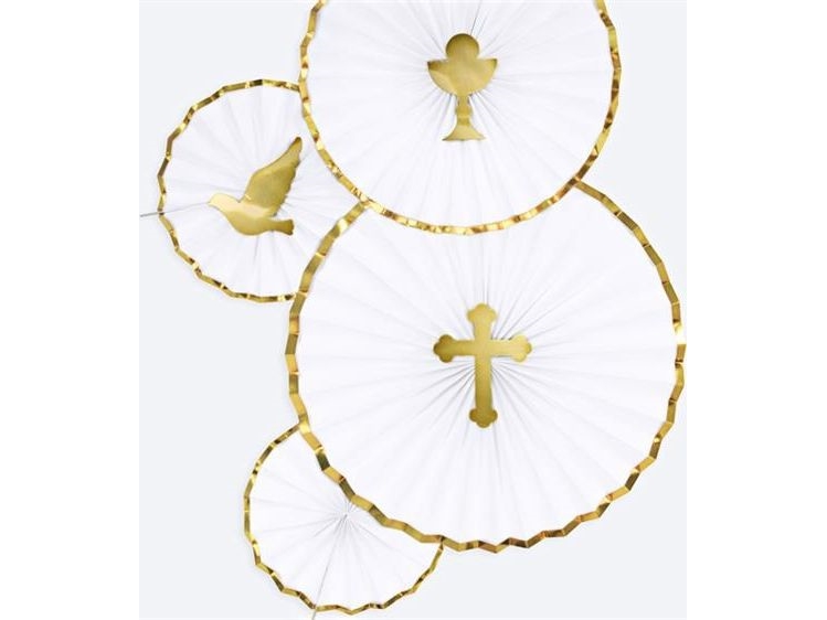 Party Deco Cake toppers för nattvard, guld, 31,5 cm, 6 st universal | Skola & Hobby - Festdekorera - Tårtljus | GameStuff