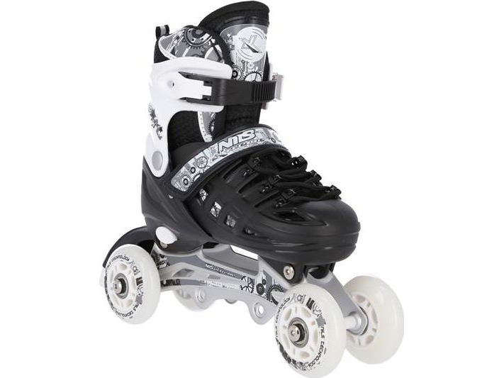 Nils Extreme NH10905 rulleskøjter med udskiftelige skid justerbar sort r. 39-42