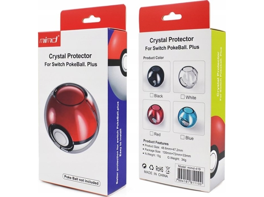 Mimd Case Clear Cover For Pokeball Nintendo Switch - Transparent | Spel - Gaming kläder - Gaming kläder | GameStuff