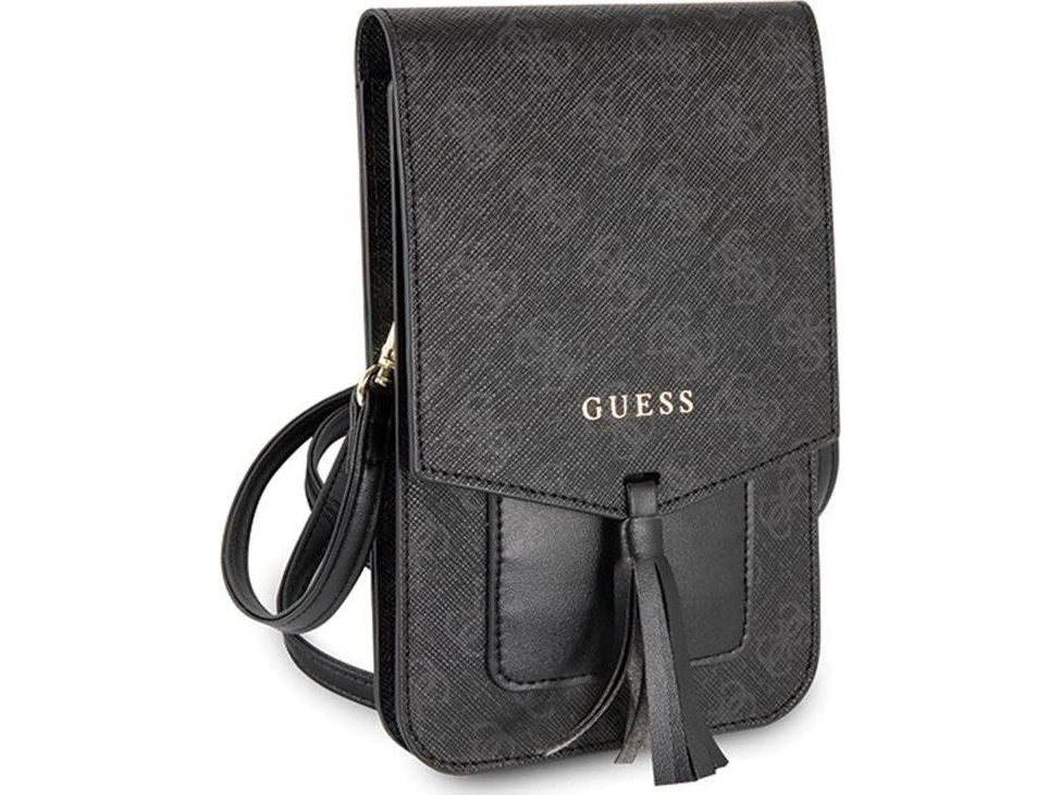 Guess Guess 4G Uptown Wallet Phone Bag Smartphone-Taske (Sort)