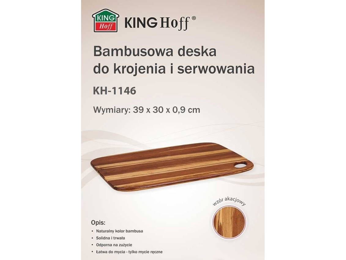 Deska do krojenia KingHoff 39x30cm