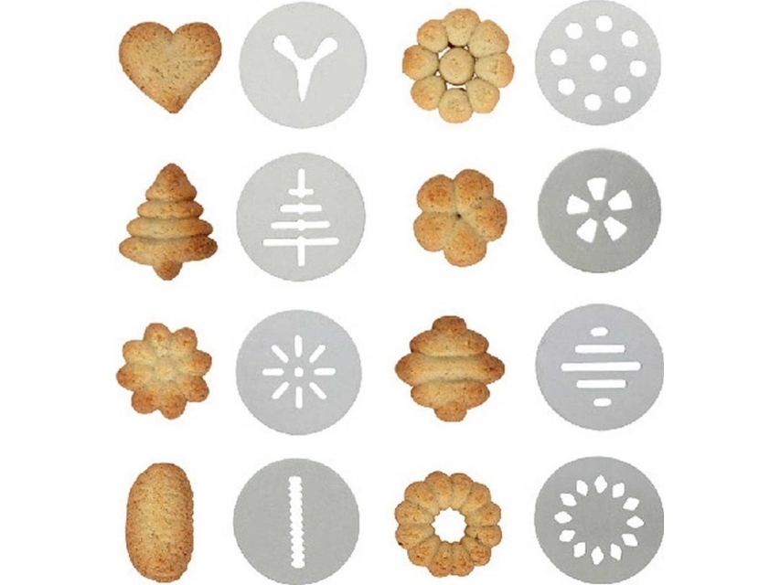 Kūku dekorētājs 8 dekori cepumiem + 8 dekorēšanai ar krēmu KING HOFF KH 1363 KH 1363 (5908287213630)