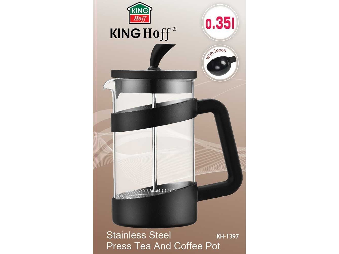 King Hoff Žolelių Arbata Infuser 350Ml Kinghoff Kh-1397