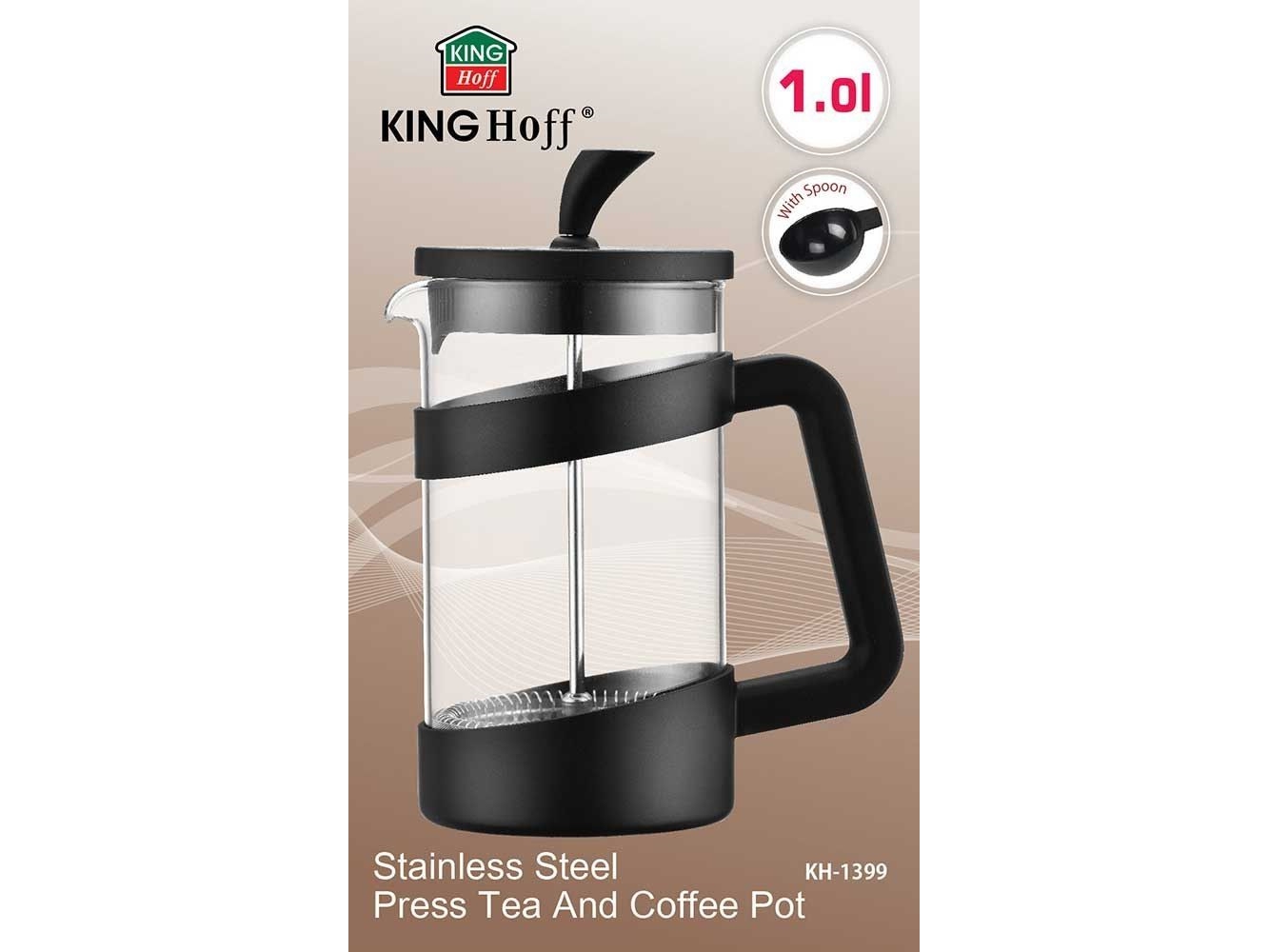 King Hoff Žolelių Arbata Infuser 1000Ml Kinghoff Kh-1399