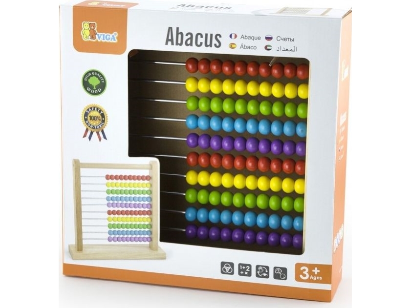 Viga 50493 Wooden Abacus