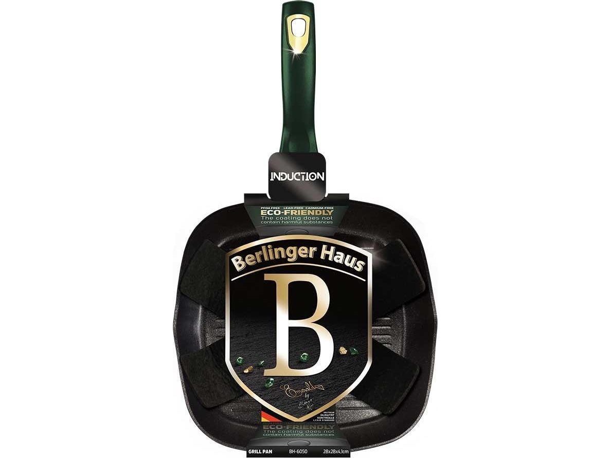 Stekpanna Berlinger Haus Emerald 28 cm | Köksutrustning - Grytor & pannor - Grillpannor | GameStuff