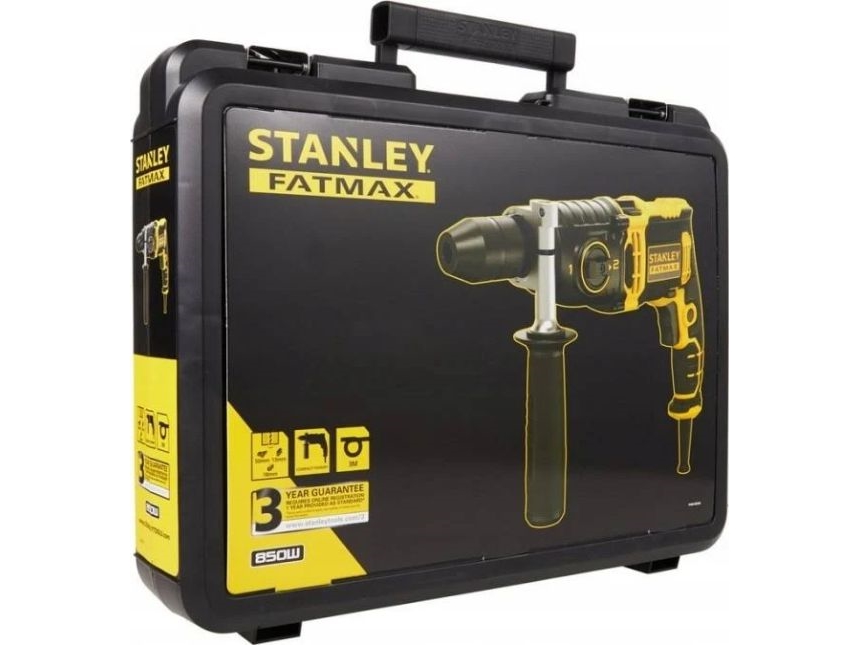 Stanley Drill 850W Hammer Case (FMEH850K-QS) | Elverktyg - Prof. Akku verktyg - Borrmaskiner & Skruvdragare | GameStuff