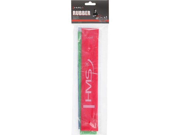 HMS Mini Band Set GU04 Slim 3-pack olika motståndsnivåer flerfärgad | Papper & Emballage - Förpackning - Garn & Resårer | GameStuff