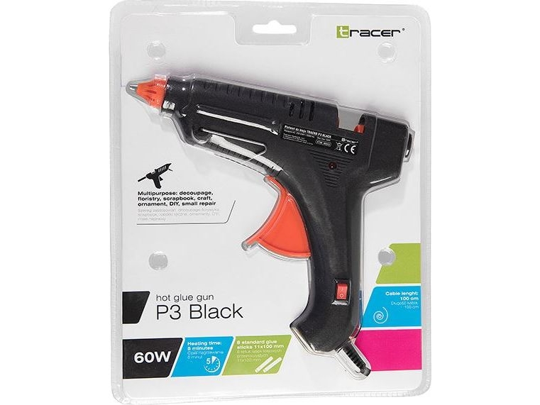 Tracer Tracer P3 Black limpistol | Elverktyg - DIY - Elverktyg 230V - Limpistol | GameStuff