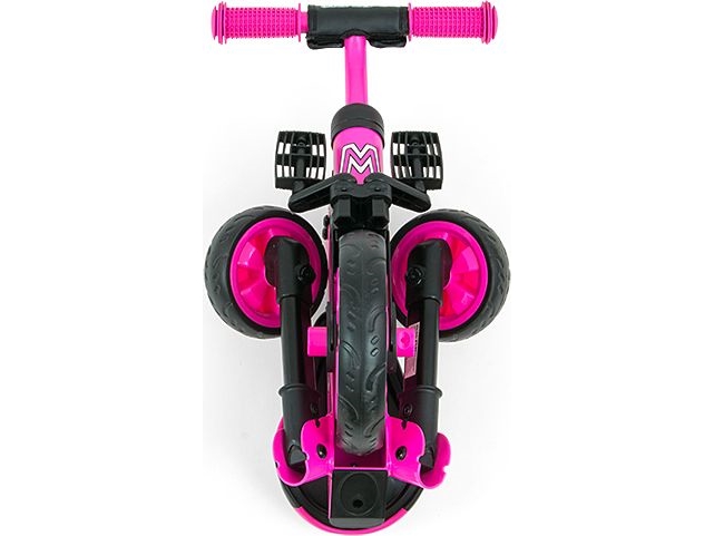 Kūdikių triratukas 2in1 Milly Mally Grande rožinis