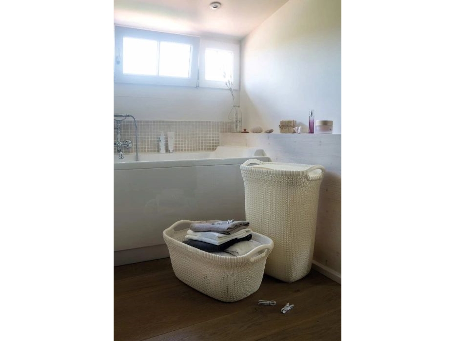 Curver Knit , 40 L, Suorakulmainen, Muovi, Beige, 595 mm, 385 mm