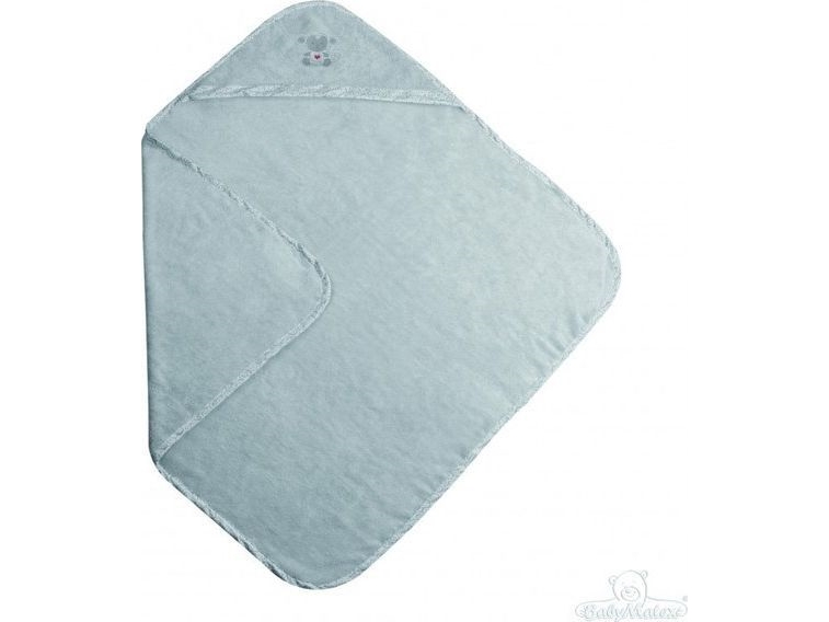 Matex badeshåndklæde 100x100 cm bambus lysegrå