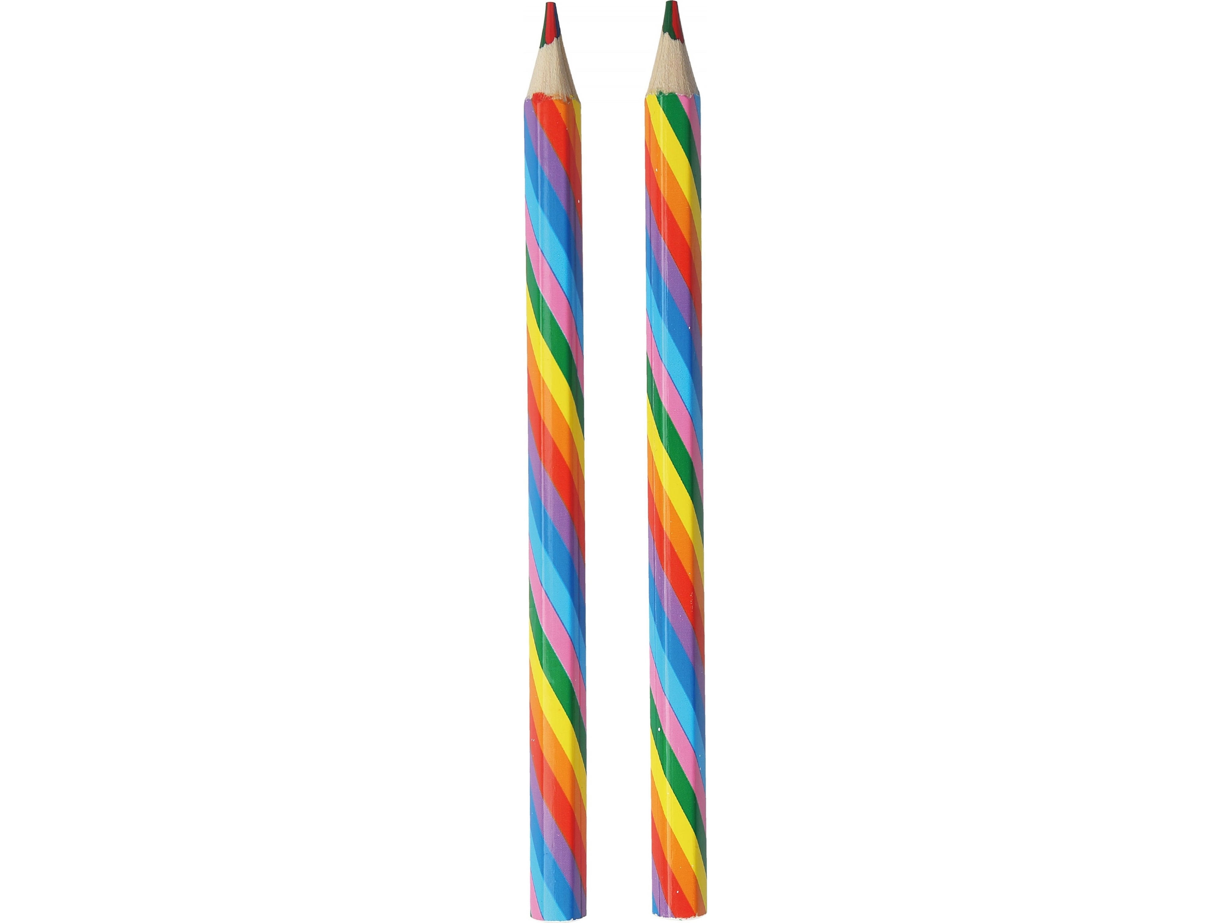Pencil Crayons 12 Pieces Keyroad Rainbow Kr971762 Price Per Op.