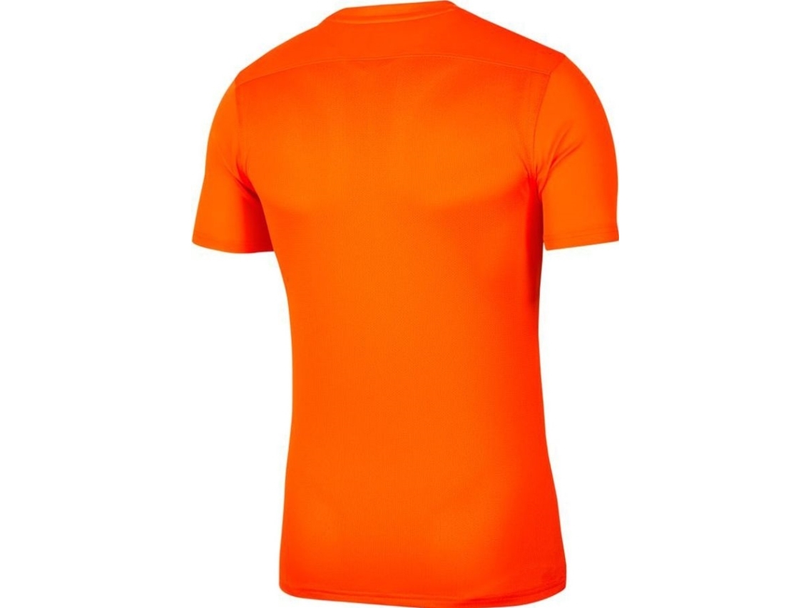 Børne T-shirt Nike Dri-FIT Park VII orange sport fodbold (137 - junior)