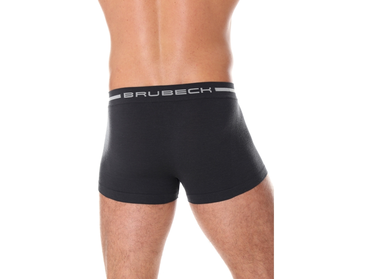 Brubeck Bx10430 Men's Boxer Shorts Comfort Wool Graphite Xxl