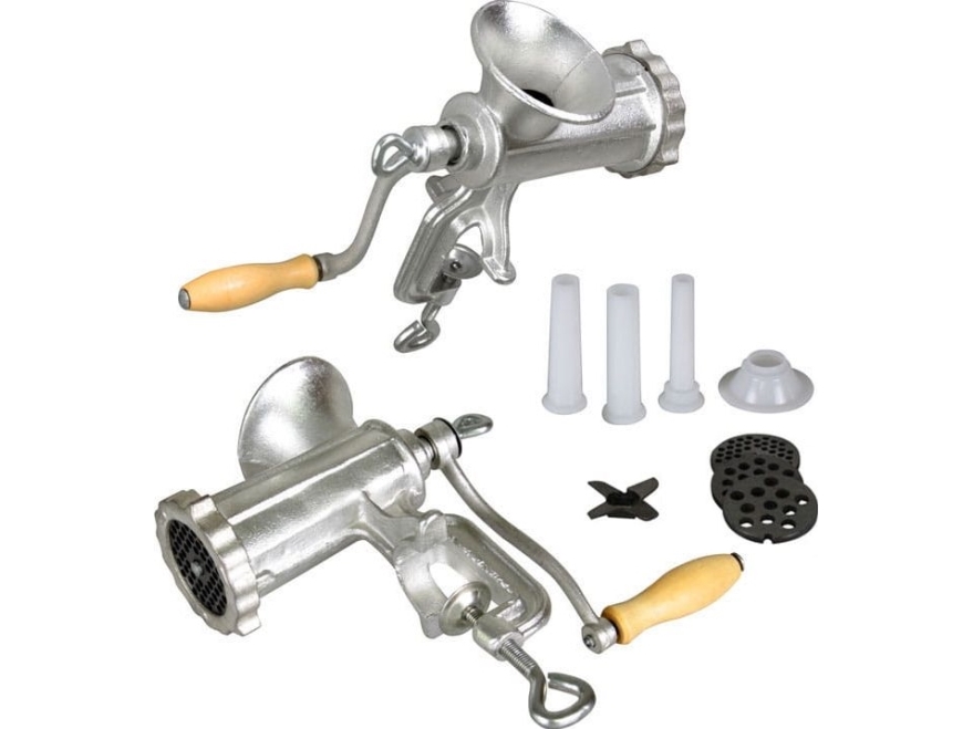 KingHoff Meat Mincer # 8 CAST IRON MACHINE + KINGHOFF KH-1427 ACCESSORIES