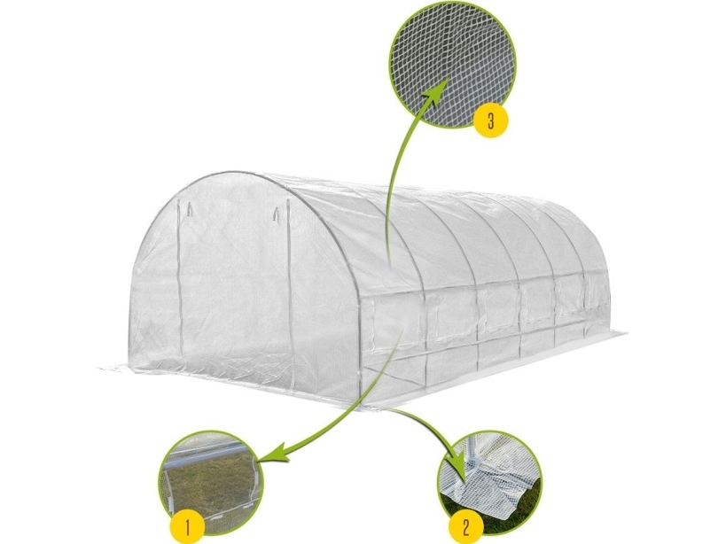 Bilde av Drivhus 600 cm x 300 cm x 200 cm