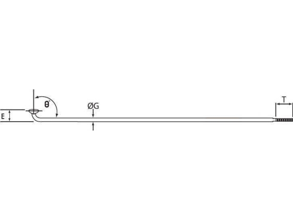 Cn Spoke Cnspoke 134T 2.3-2.3-2.0 Eger I Rustfrit Stål 292Mm Sort 72Stk.