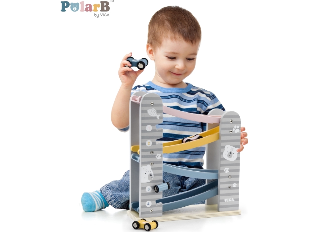 Viga Toys Medinė Automobilių Čiuožykla ''Viga'' ''PolarB''